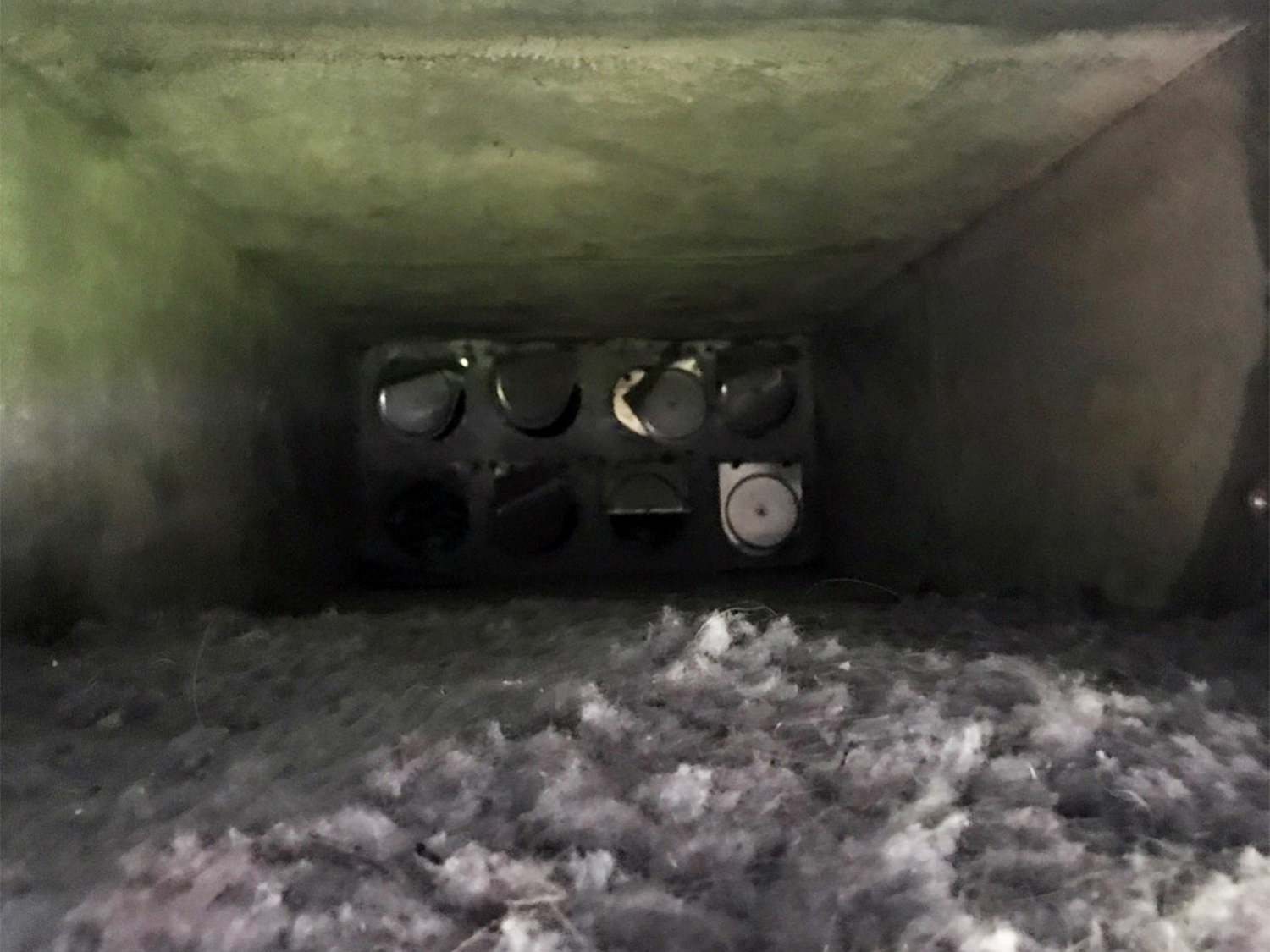 Duct Before Cleaning