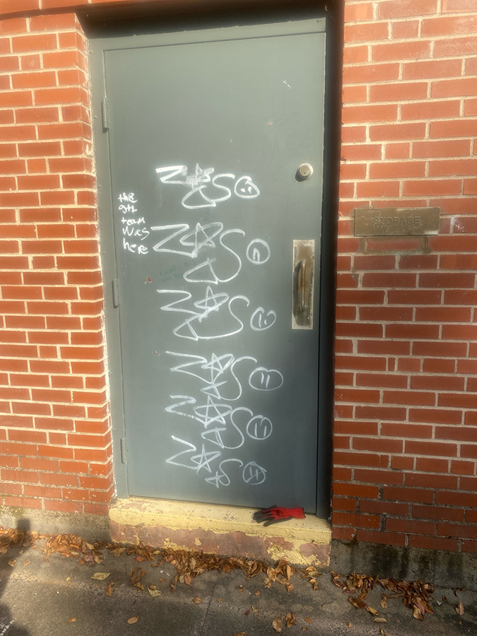 Before Graffiti Removal